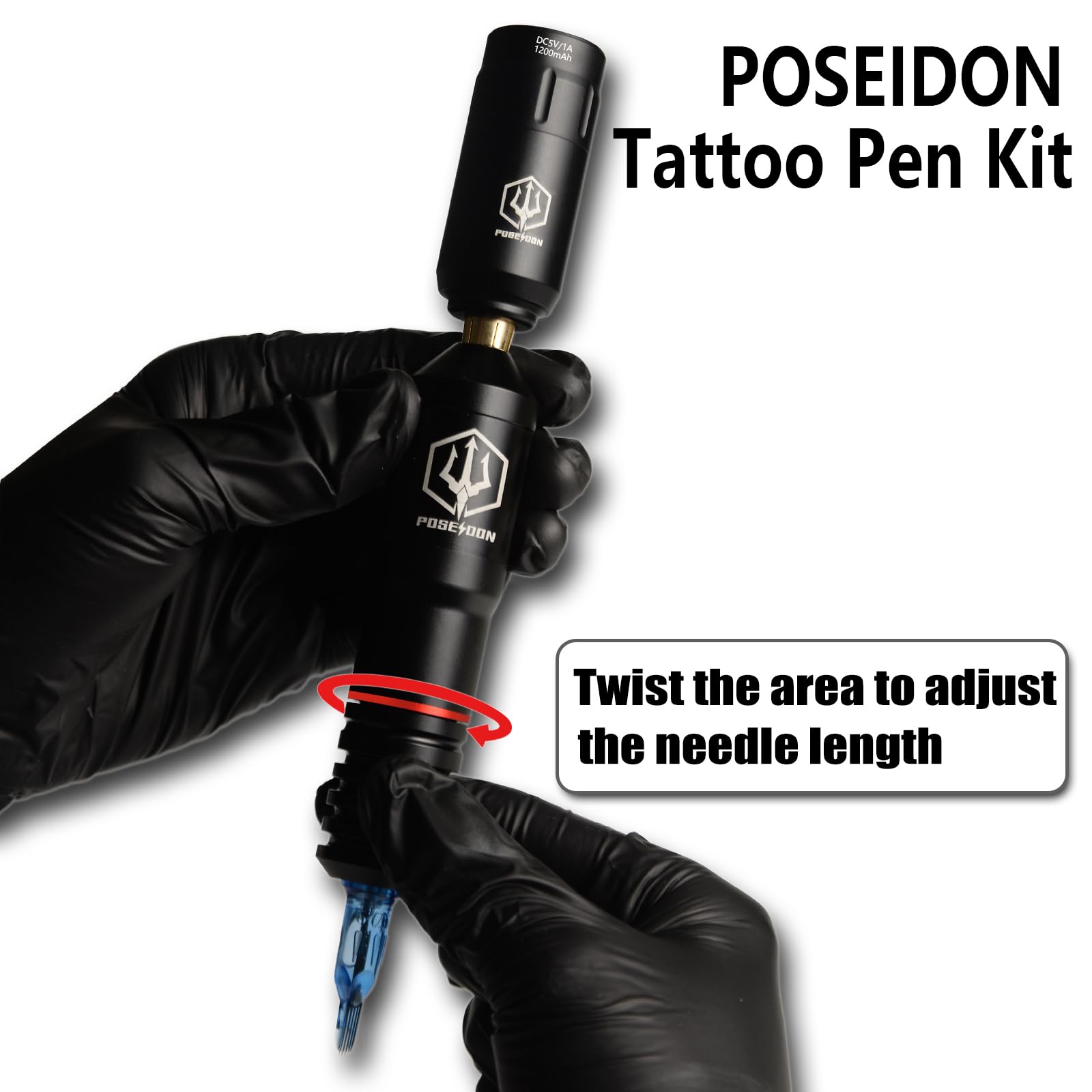 Cartouches aiguilles Poseidon, ensemble de 20 pour diverses techniques