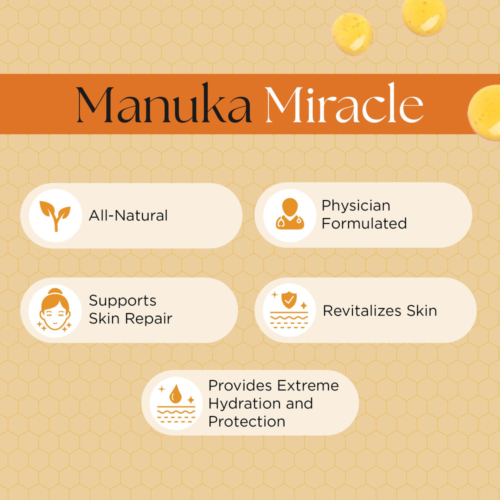 UpWellness Manuka Miracle, ingrédients-clés calendula et miel pour nourrir.