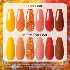 UR SUGAR gel extension couleur Burnt Orange pour effet profond et lumineux