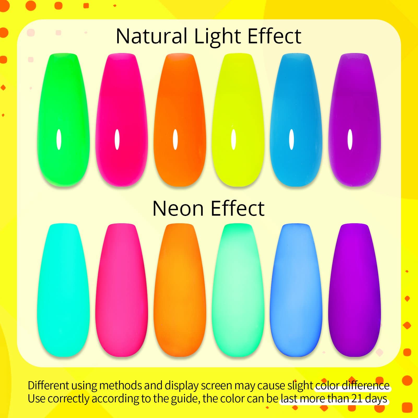 Gel néon UR SUGAR à longue tenue pour une manucure durable.