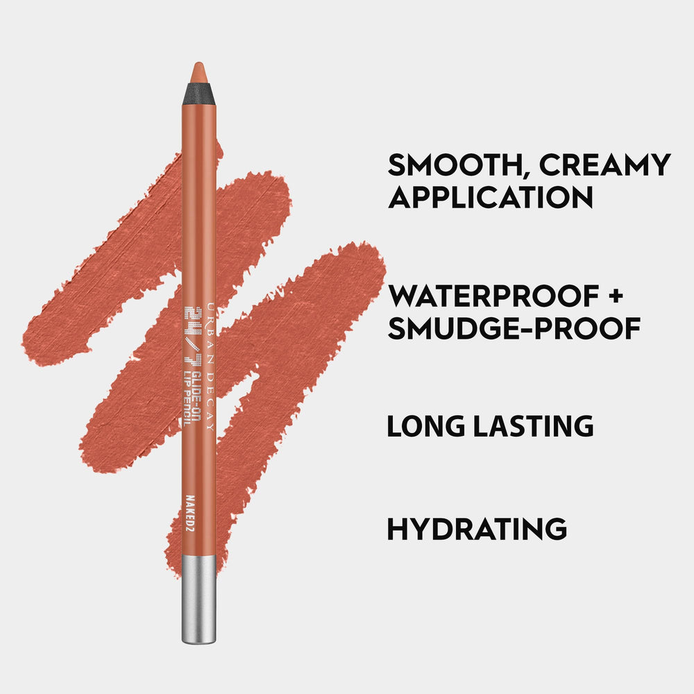 URBAN DECAY 24/7 Crayon Lèvres Naked2, teinte intense sans bavures