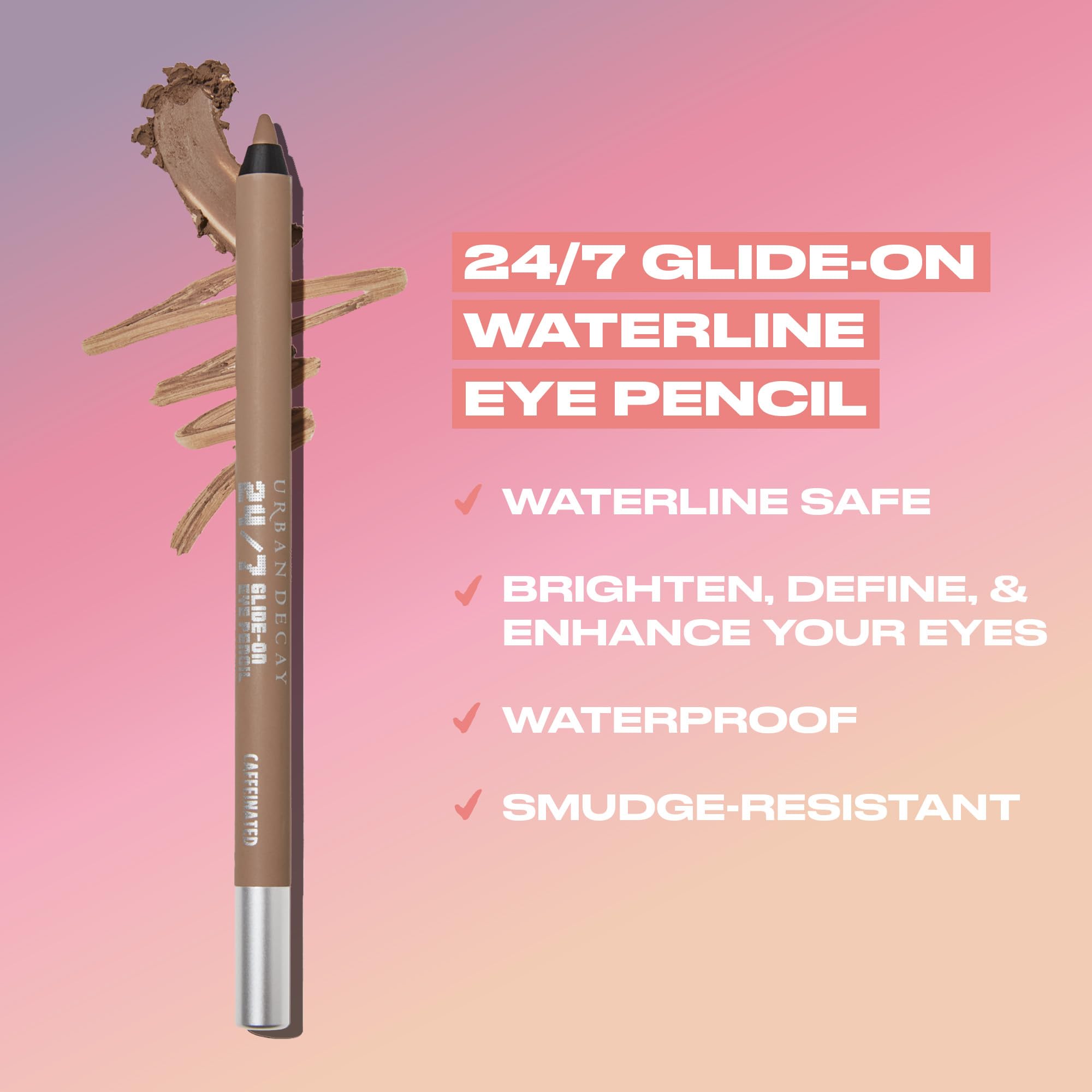 URBAN DECAY 24/7 Beige scintillant Faux Doe, regard éclairé