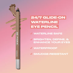 URBAN DECAY 24/7 Beige scintillant Faux Doe, regard éclairé