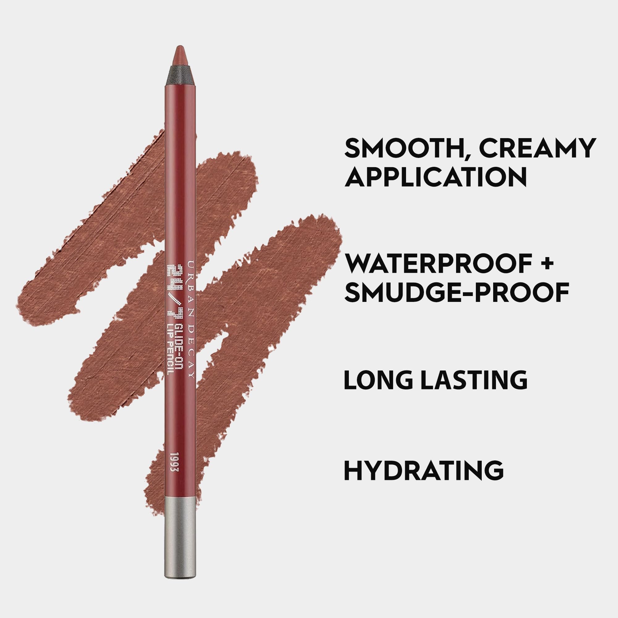 URBAN DECAY 24/7 Glide-On Lip Pencil 1993 — texture crèmeuse pour une application veloutée.