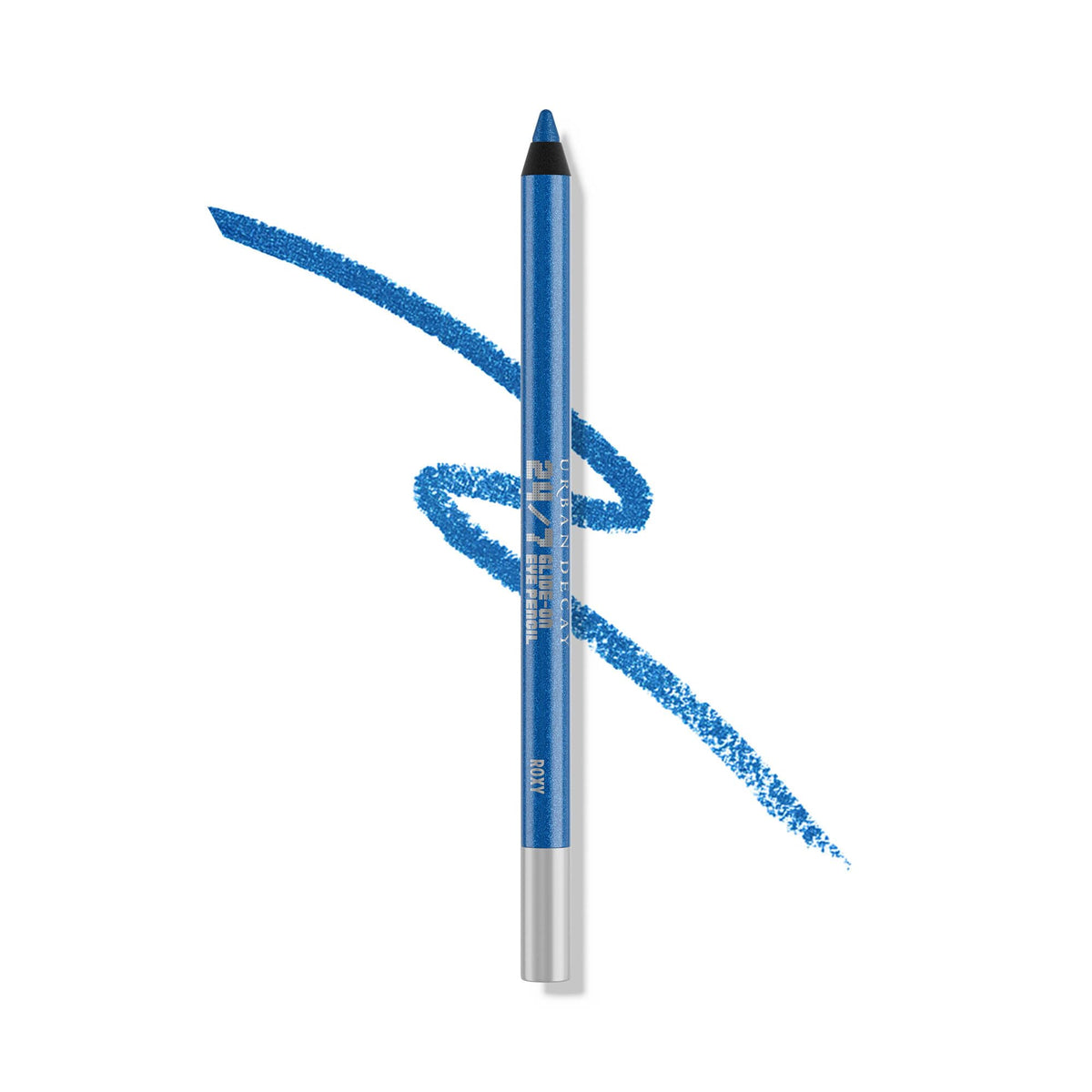 Urban Decay 24/7 Glide-On Roxy, crayon œil bleu métallique, tenue longue durée.