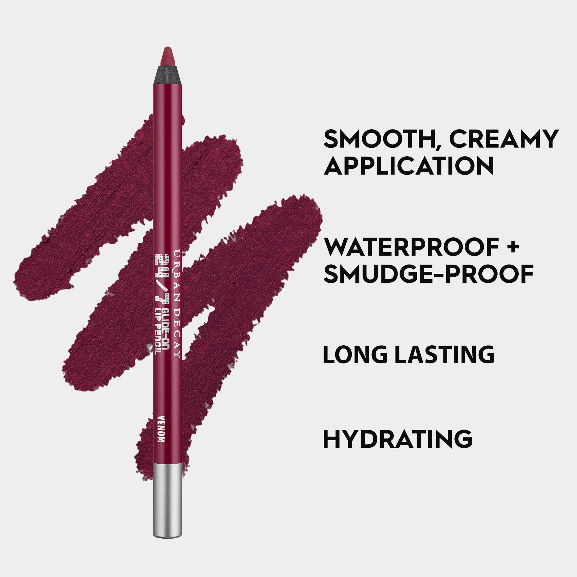 Venom prune riche, contour précis des lèvres et confort durable.