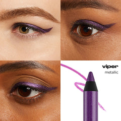 URBAN DECAY 24/7 Glide-On swatch sur peau montre pigment uniforme et résistant à l'eau.
