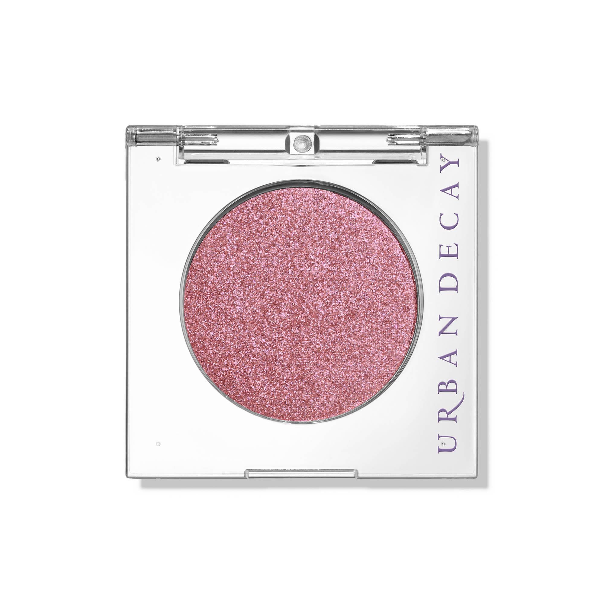 URBAN DECAY Bad Seed, rose scintillant sur paupière, pigmentation élevée et tenue durable.