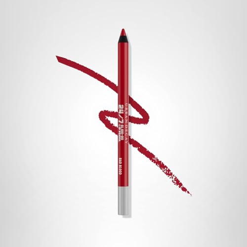 Format compact 0,04 oz du crayon Urban Decay Bad Blood pour retouches rapides.