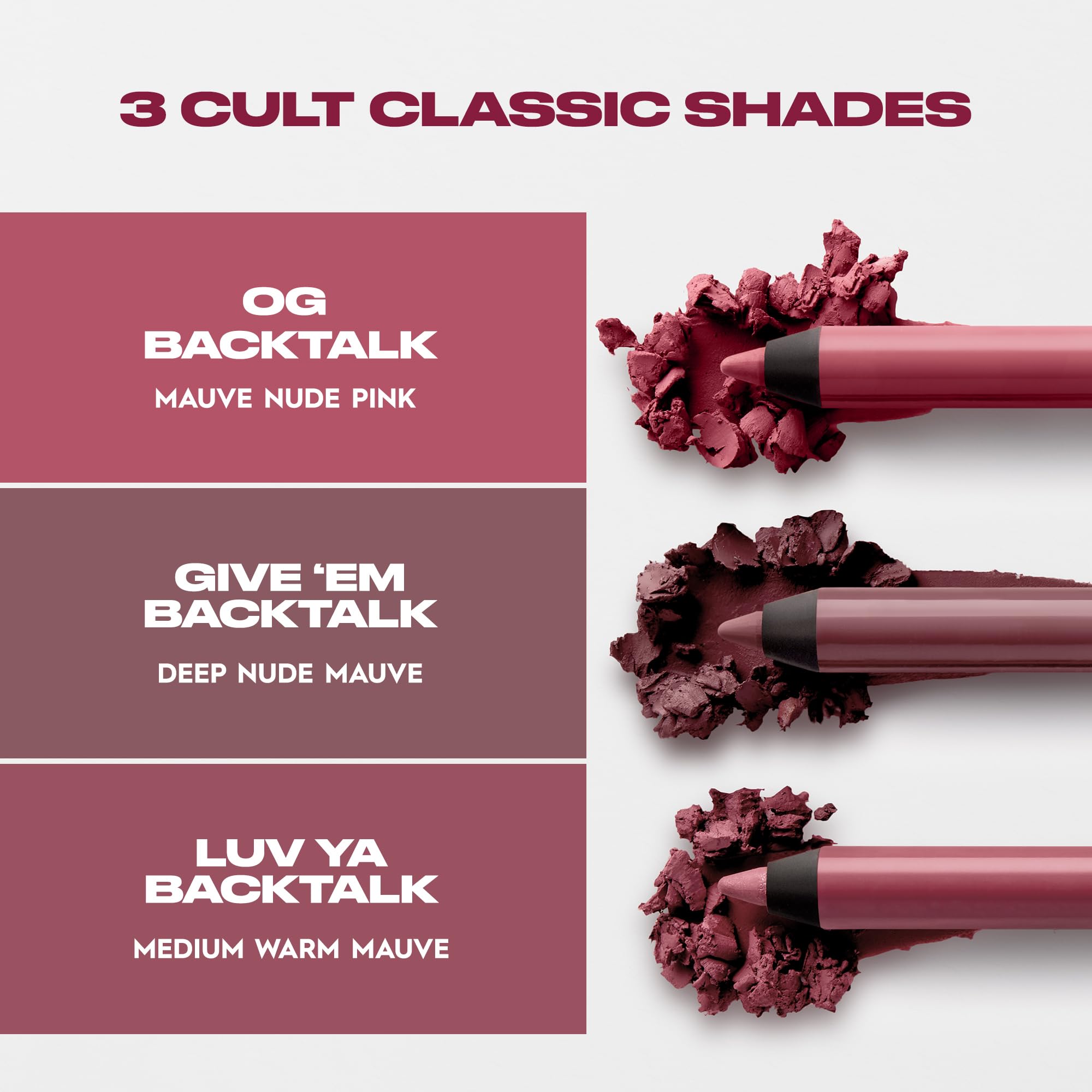 URBAN DECAY 24/7 Glide-On Crayon Lèvres Luv Ya Backtalk : sans cruauté envers les animaux.