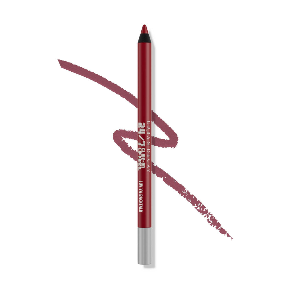 URBAN DECAY 24/7 Glide-On Crayon Lèvres Luv Ya Backtalk : texture crèmeuse pour contour précis.
