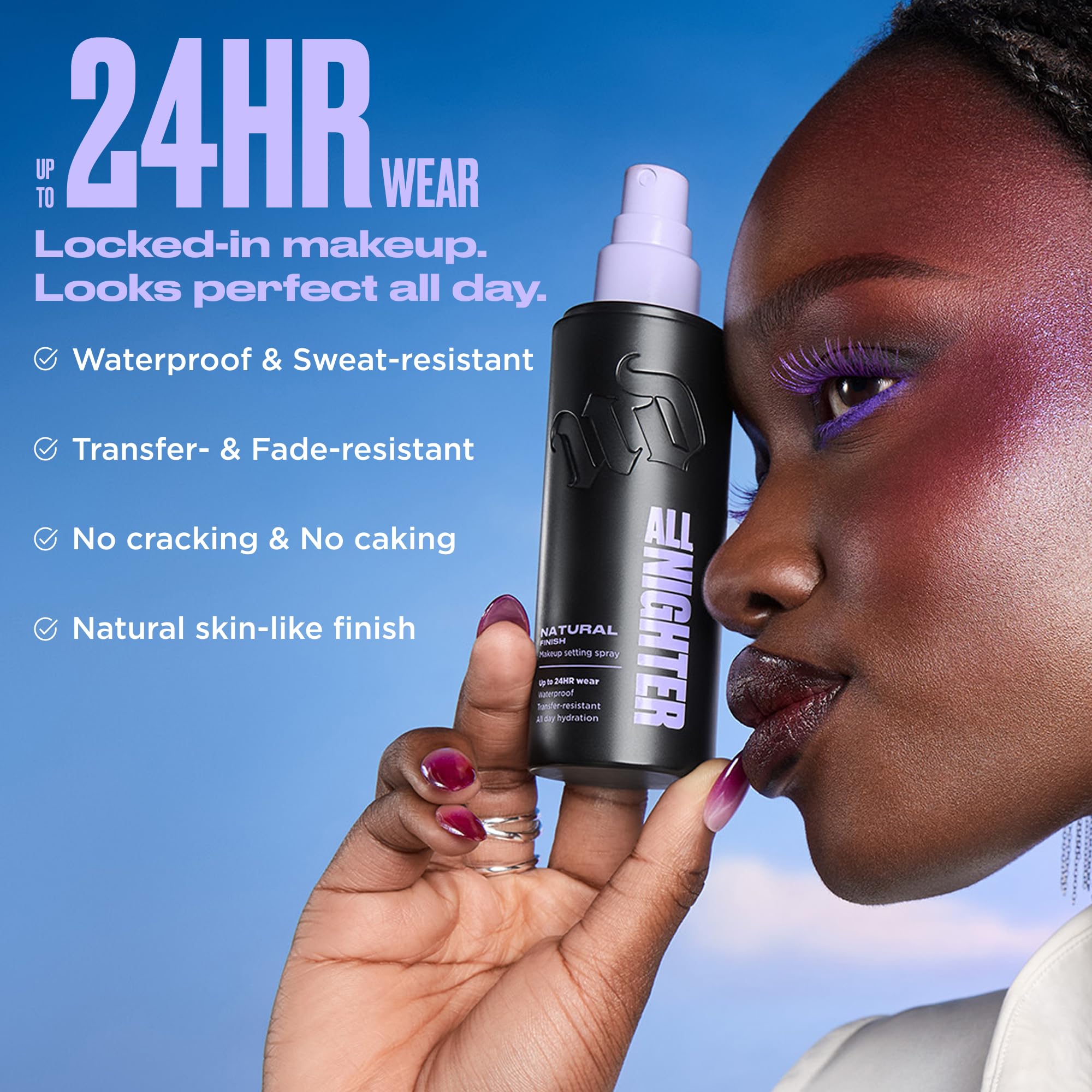 URBAN DECAY All Nighter: fini naturel sans cakey sur la peau.