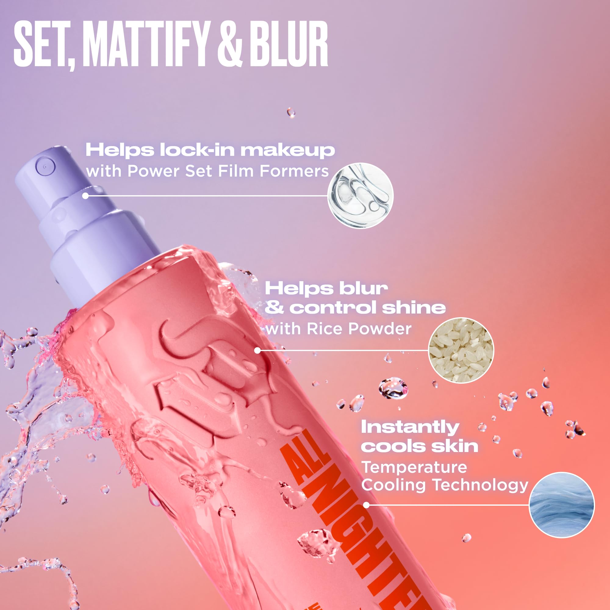 Urban Decay All Nighter poudre-de-riz-effet-flou : floute les pores et lisse le teint.