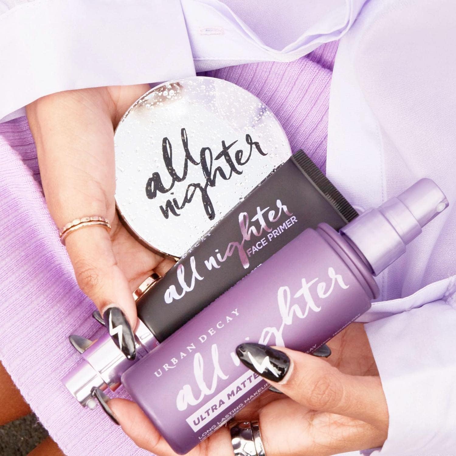 Effet hydratant subtil du primer All Nighter sur la peau.