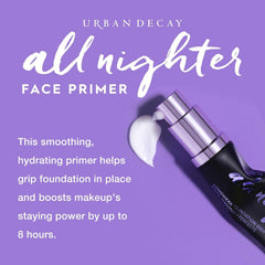 Urban Decay All Nighter Primer peau lisse et hydratée.