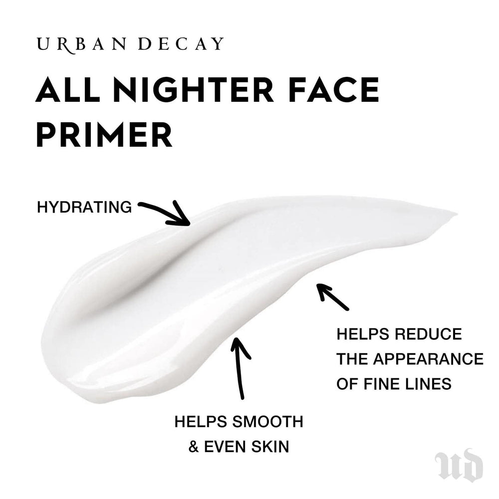 Texture légère du primer All Nighter pour une application fluide.