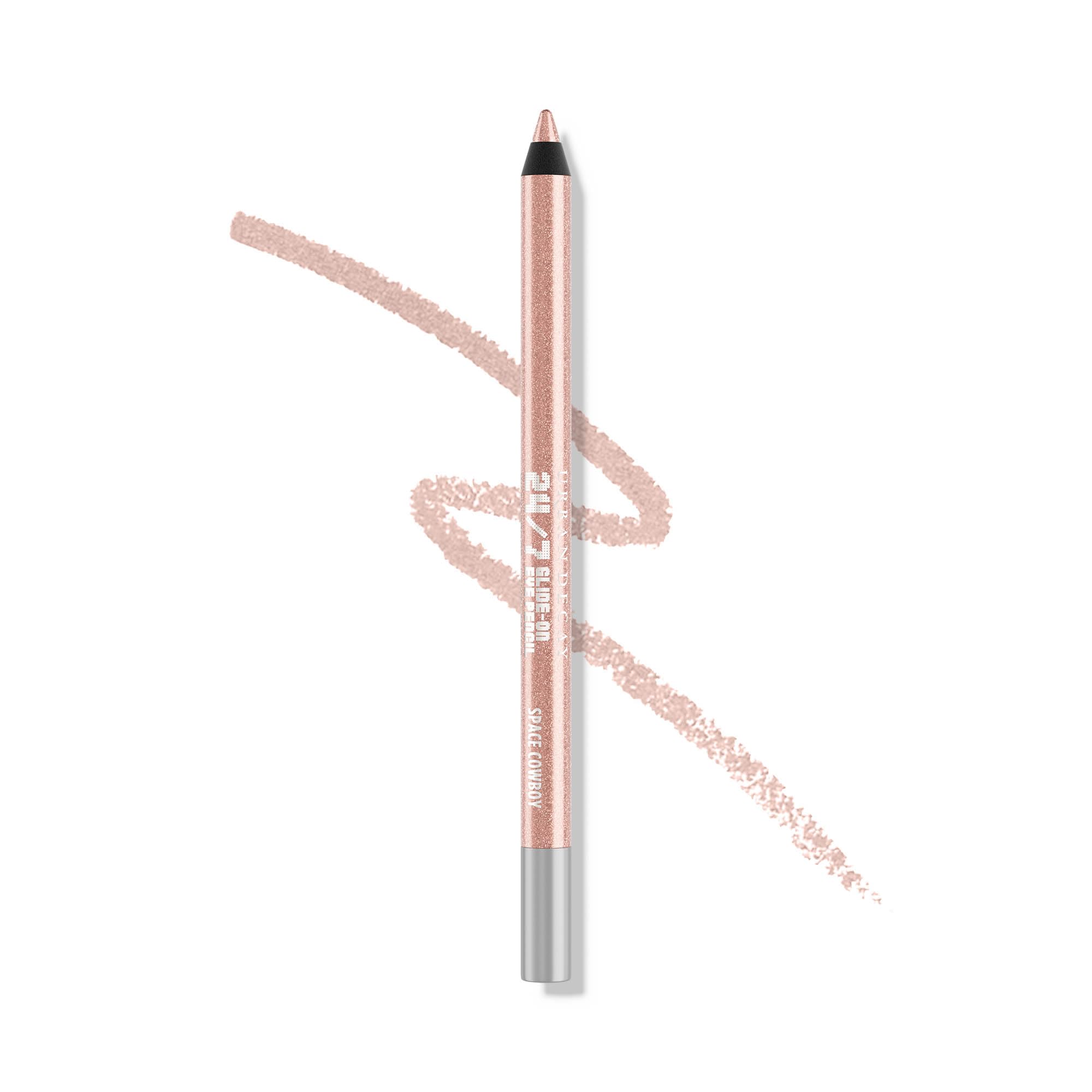 URBAN DECAY Space Cowboy, emballage du crayon contour des yeux, pratique et esthétique.