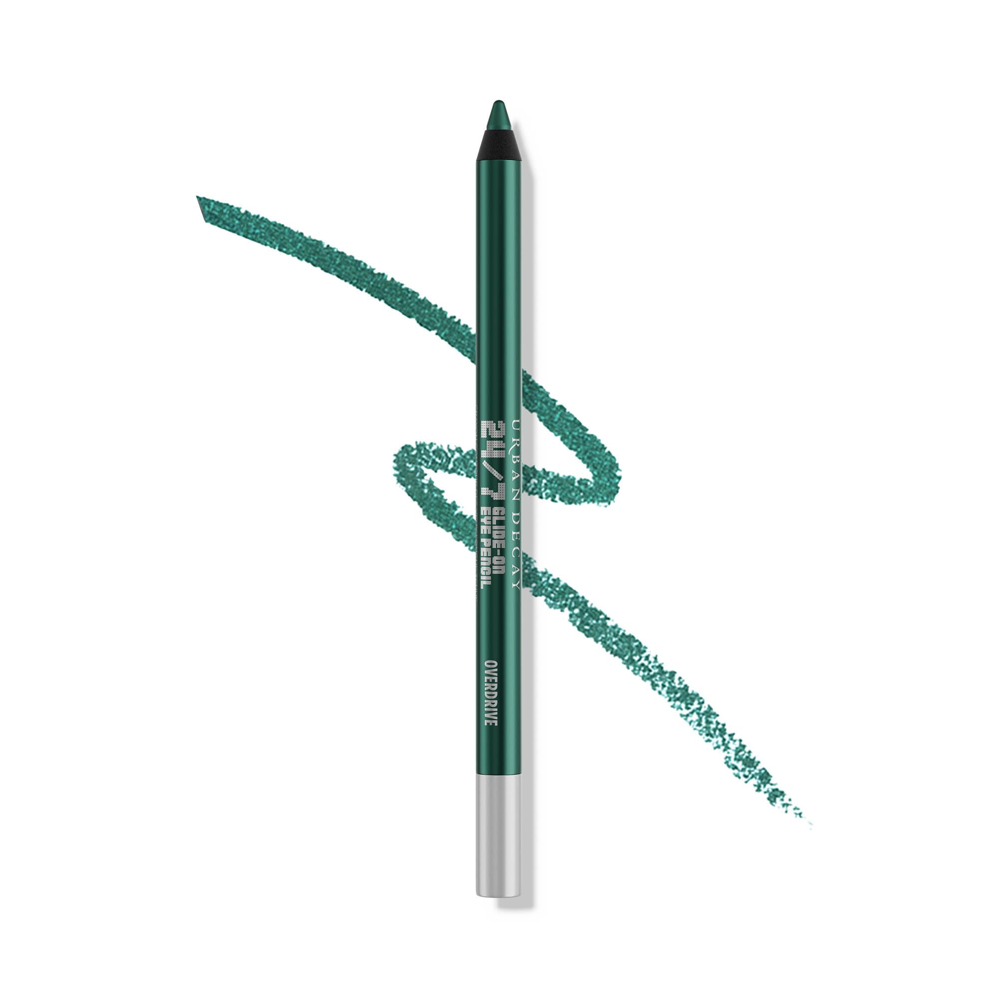 URBAN DECAY Overdrive: crayon yeux vert profond métallisé, tenue longue durée.