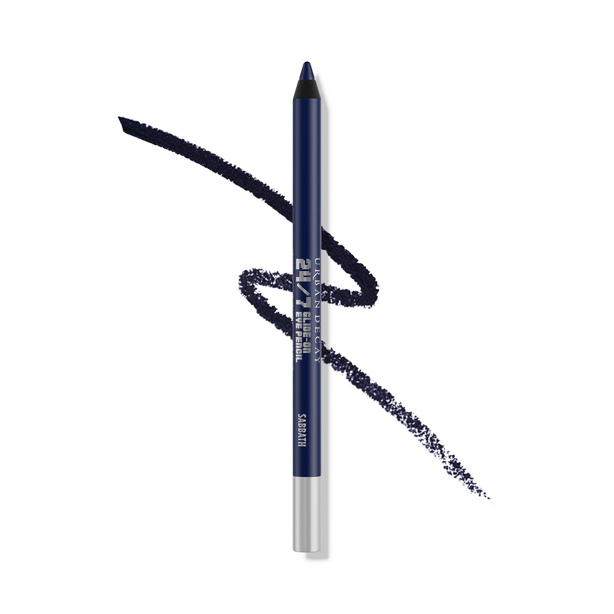 URBAN DECAY Sabbath bleu nuit mat, crayon yeux pour un trait net et longue tenue.