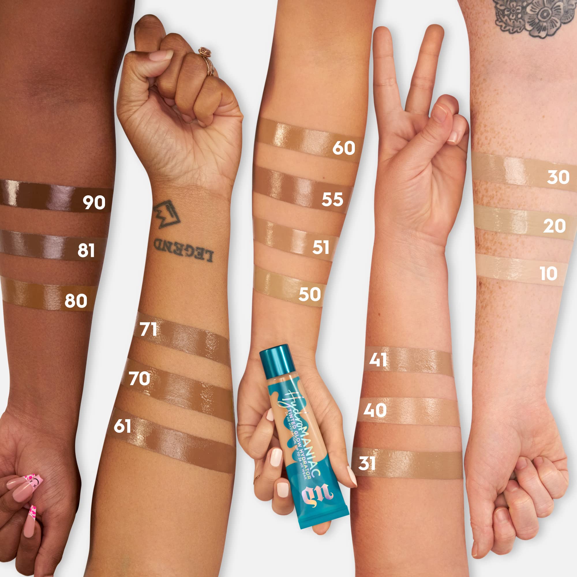 Hydromaniac: échantillon teinte nude prêt à tester.