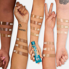 Hydromaniac: échantillon teinte nude prêt à tester.