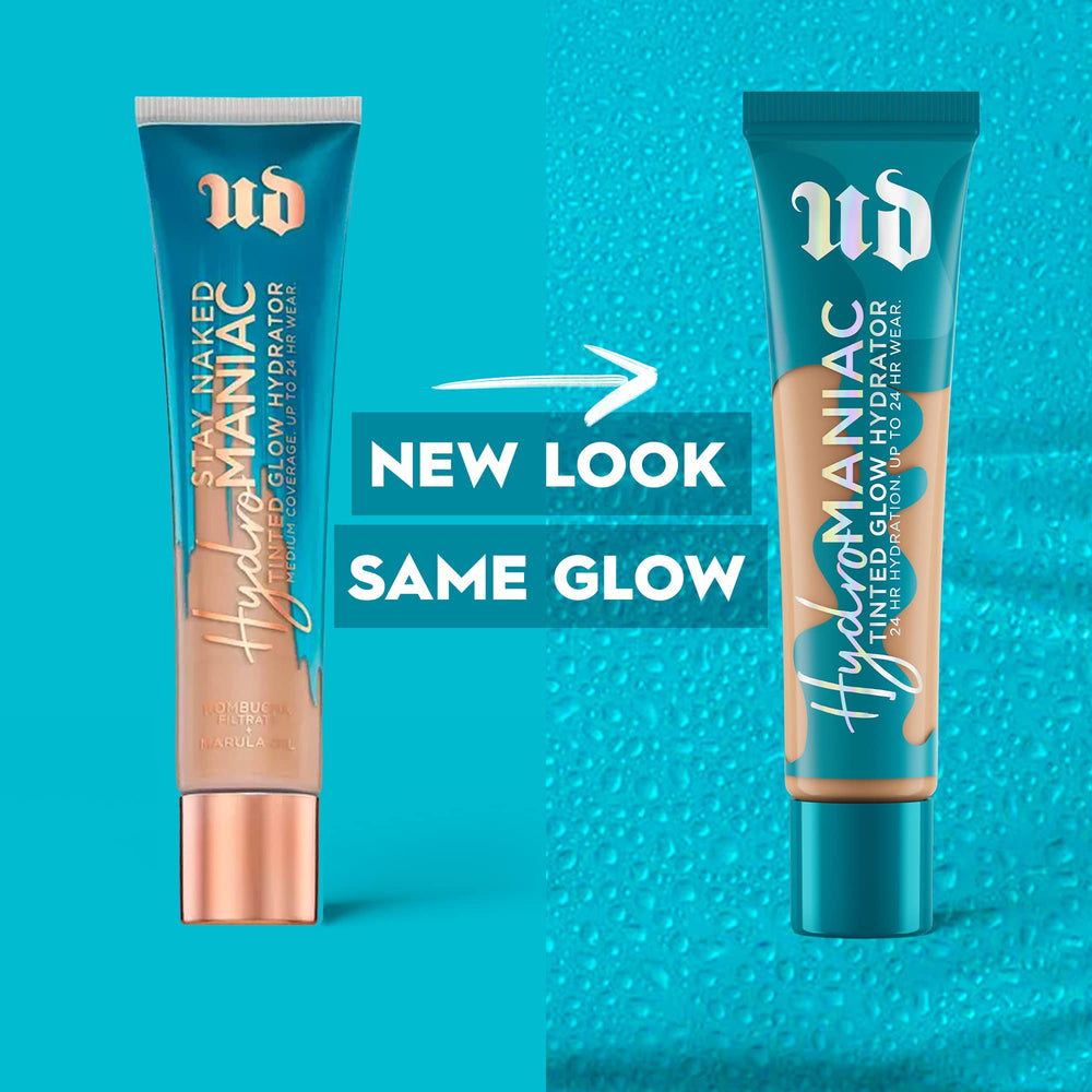 Urban Decay Hydromaniac Foundation – fini-lumineux, pores floutés et peau lisse.