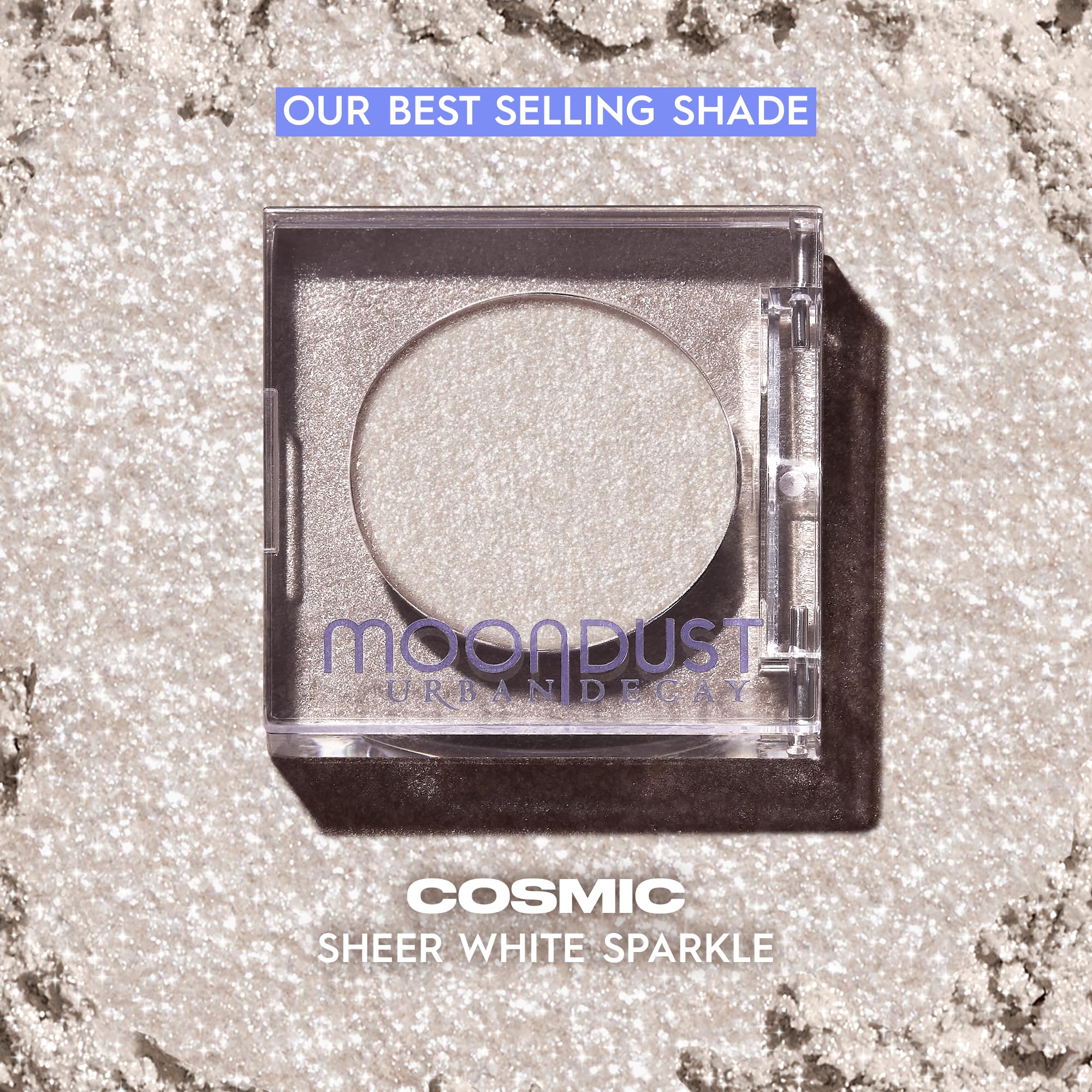 Urban Decay Moondust espace-cowboy lustre champagne-or illumine le regard.