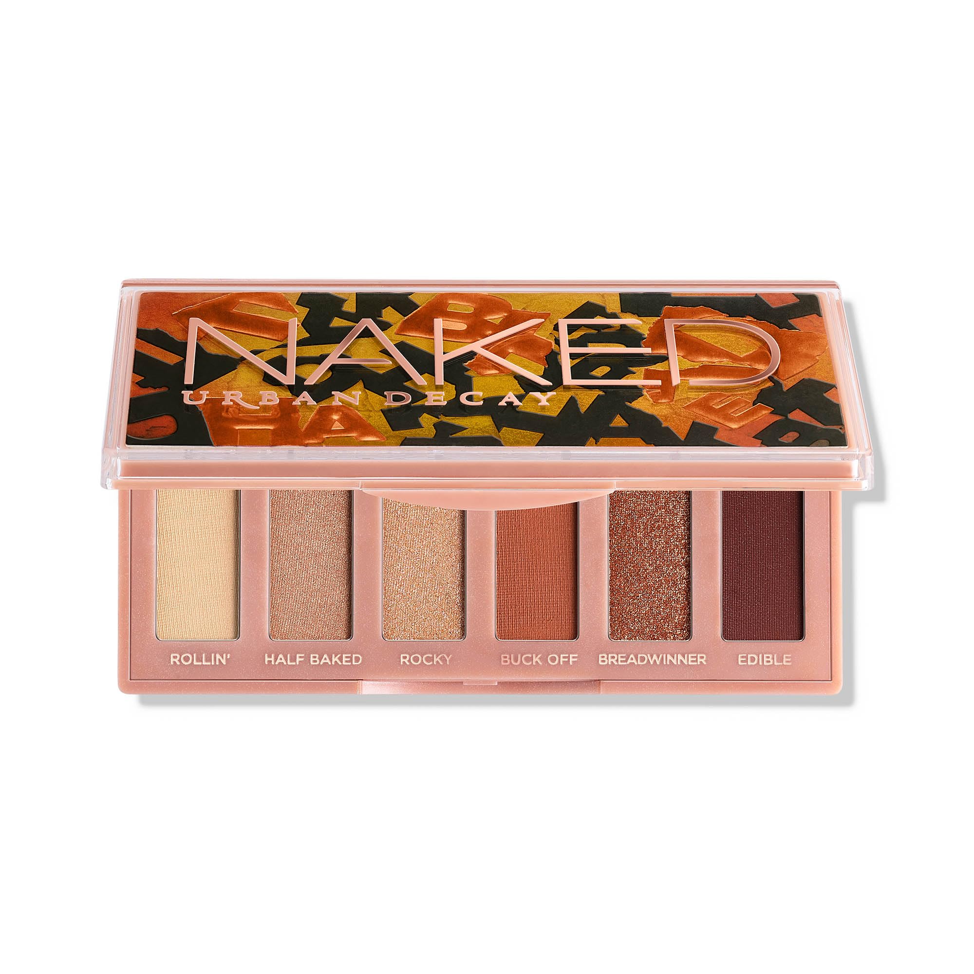 Urban Decay Naked Mini Half Baked, ombres bronze chaudes pour des looks quotidiens lumineux.