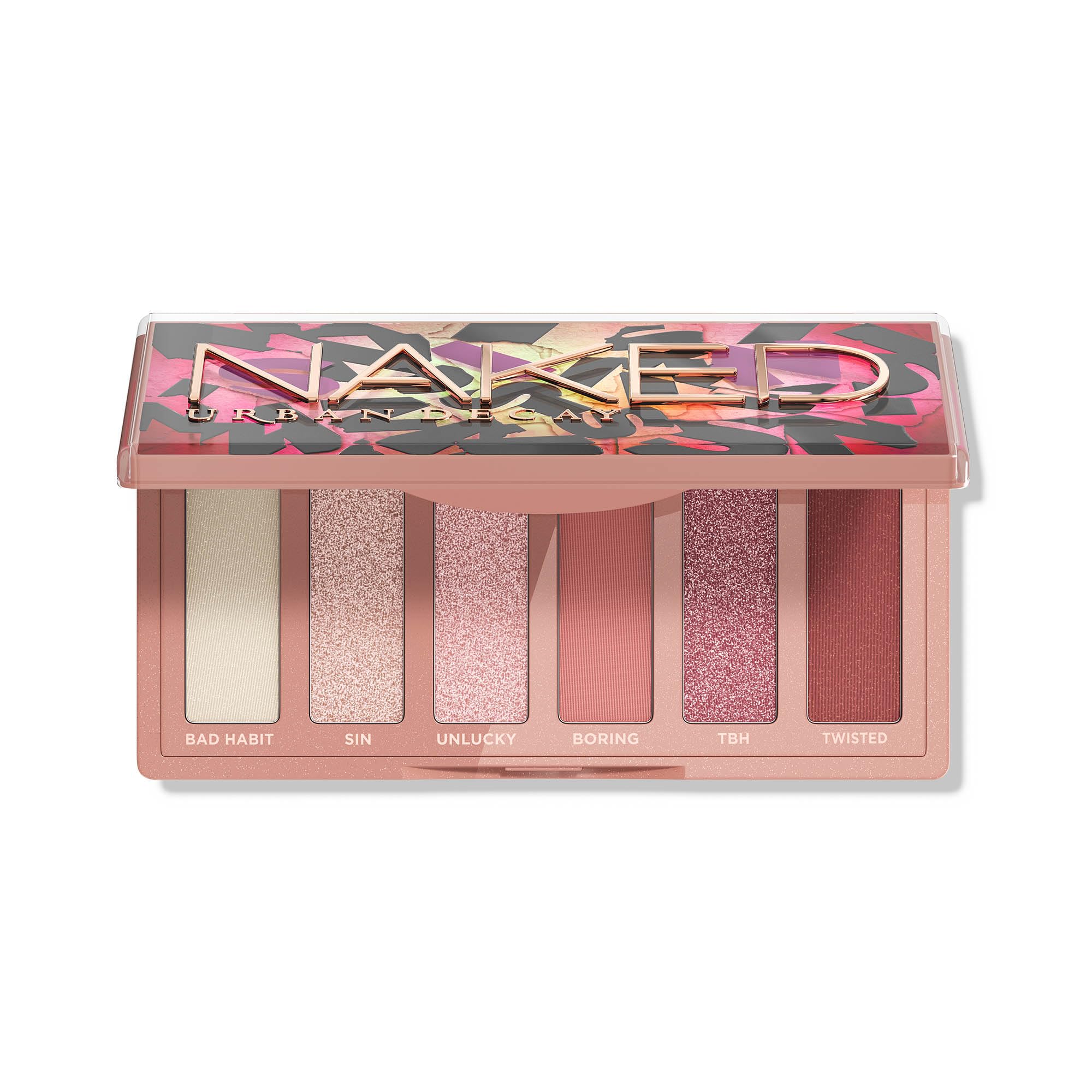 Palette Urban Decay Naked Mini Sin : emballage compact idéal pour le voyage.