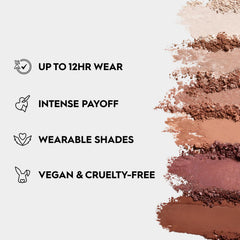 Nuances olive neutres pour des regards polyvalents avec Naked Mini Sin.