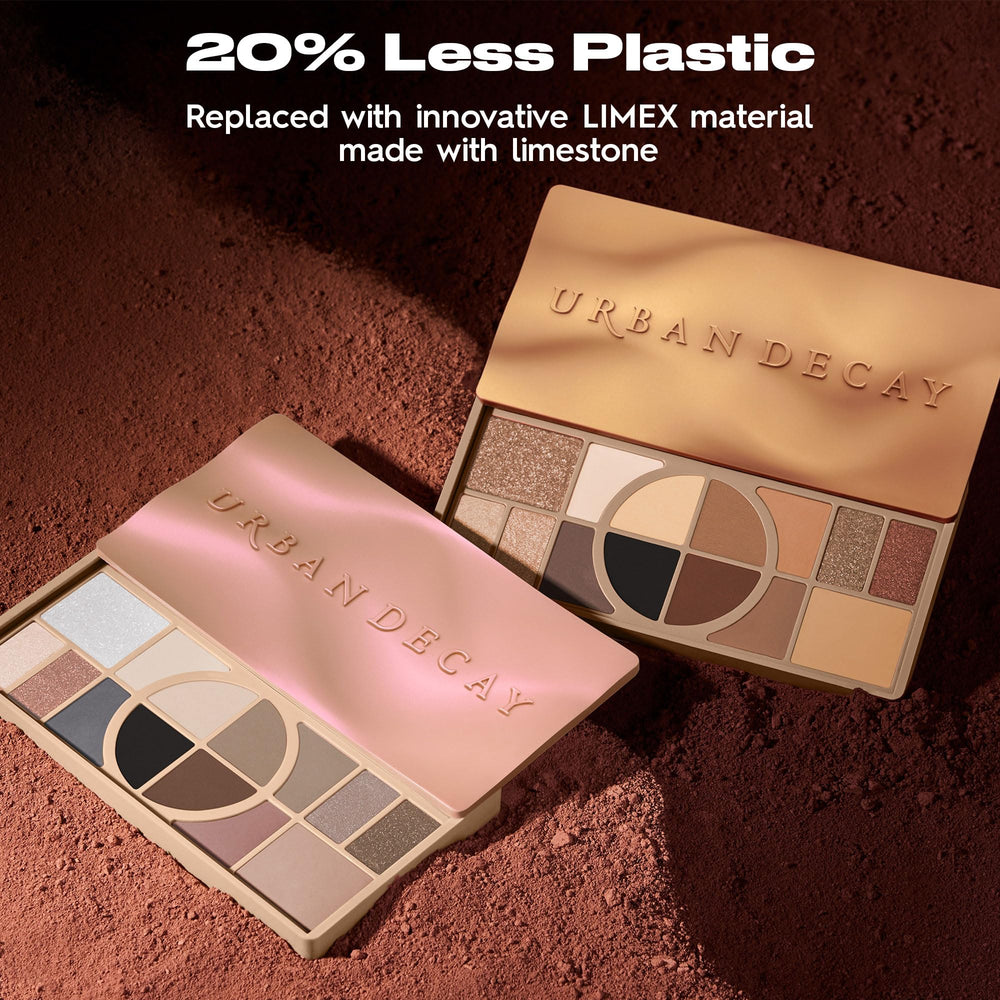 URBAN DECAY Naked Shaped Palette – application rapide avec pinceaux préférés pour un look complet.