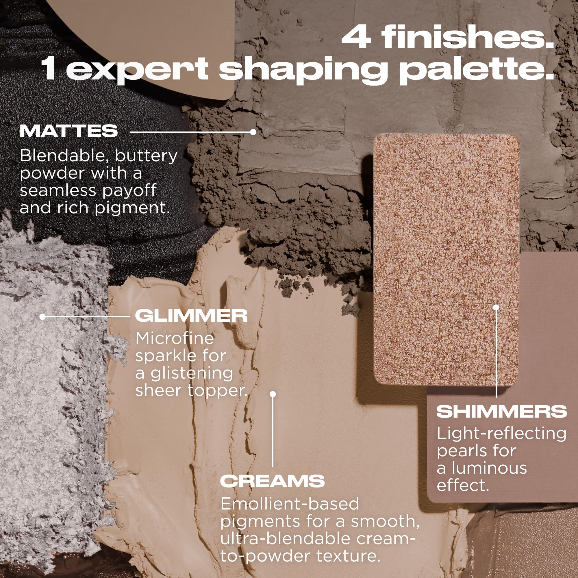 Urban Decay Naked Shaped Palette contour-yeux-joues : contour et définition sur yeux et pommettes.