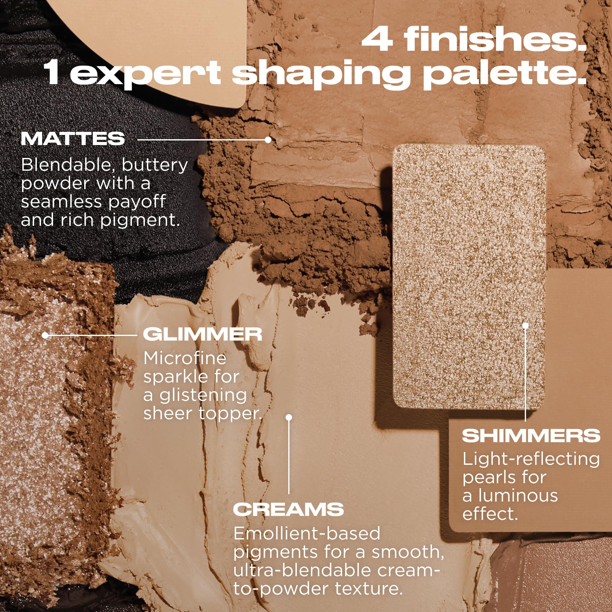 URBAN DECAY Naked Shaped Palette – crème pour pli de paupières et définition précise.