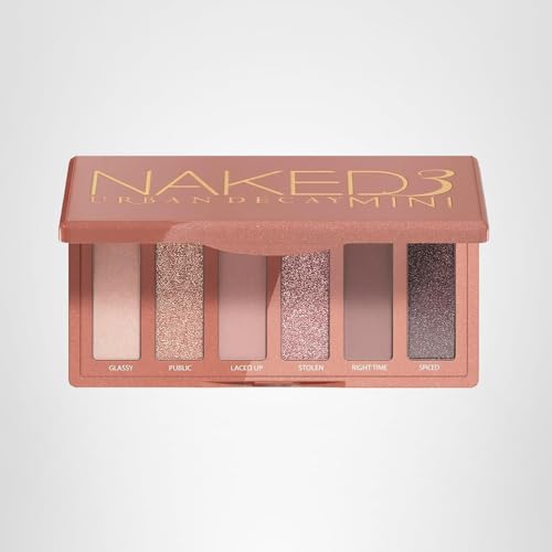 URBAN DECAY Naked3 Mini — teintes rosées polyvalentes pour tous les teints.