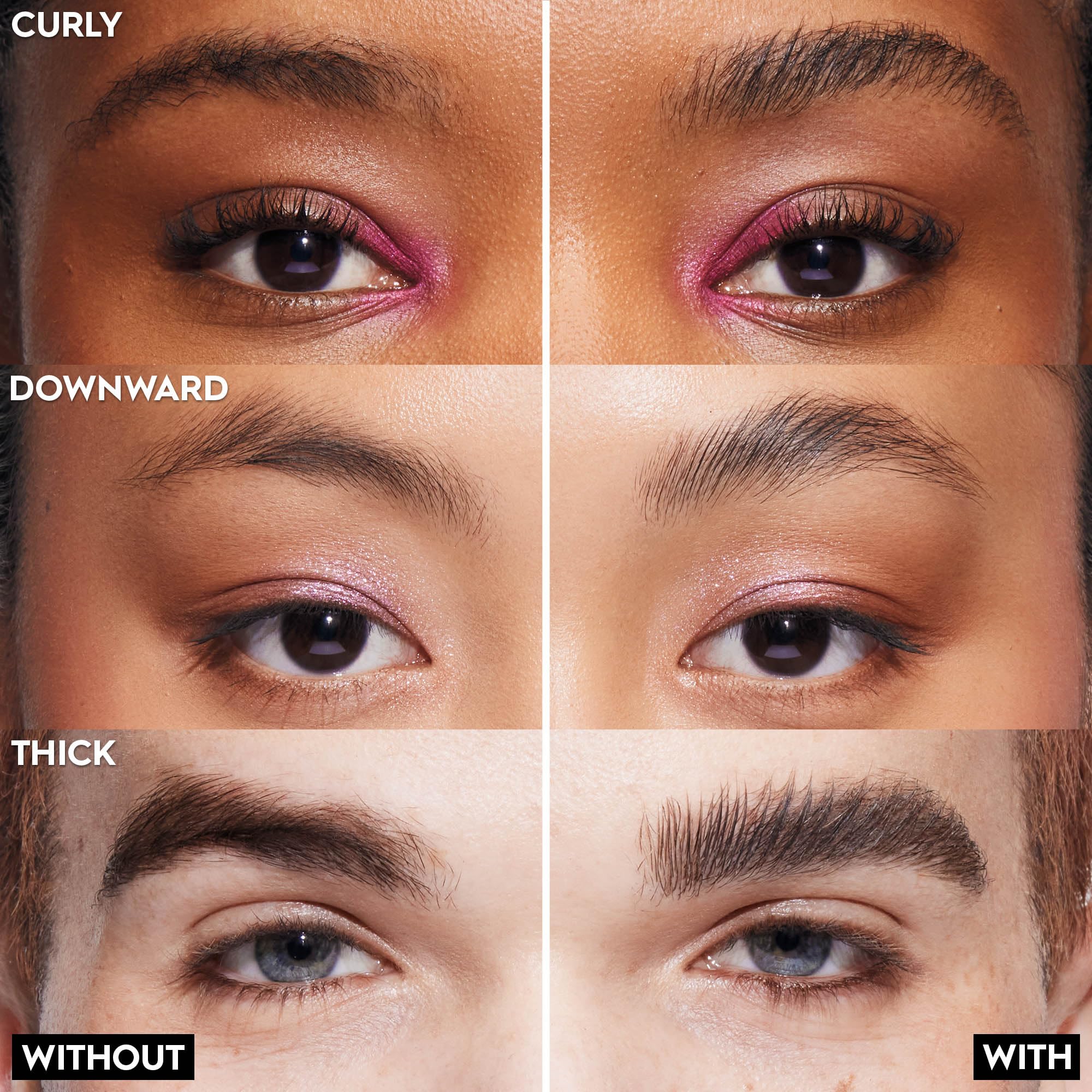 URBAN DECAY Slick Day Clear Brow Gel applicateur double-face pour précision.