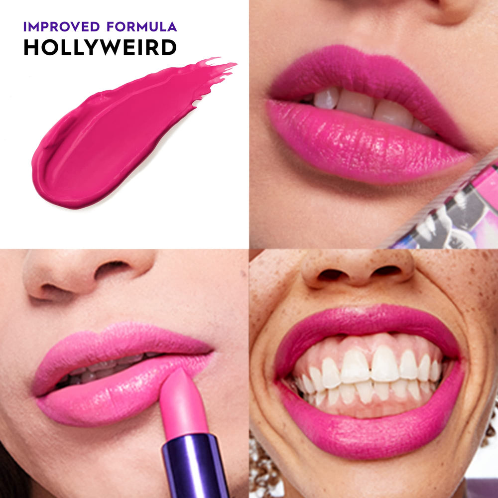 URBAN DECAY Vice Hydratant Lipstick Hollyweird, application précise avec embout angulé.