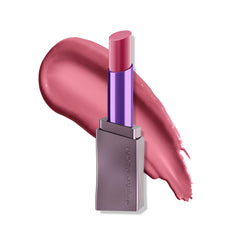 URBAN DECAY Vice Hydrating Lipstick swatch in sheer mauve pink with long-wearing shine.