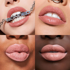 URBAN DECAY Vice Lip Bond – teinte Text Em nude, couleur satinée naturelle.