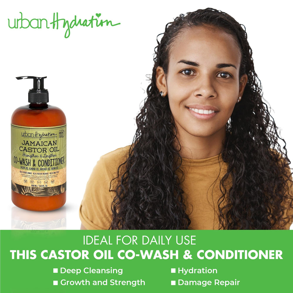 Urban Hydration applique sur cheveux humides pour une répartition douce et efficace.