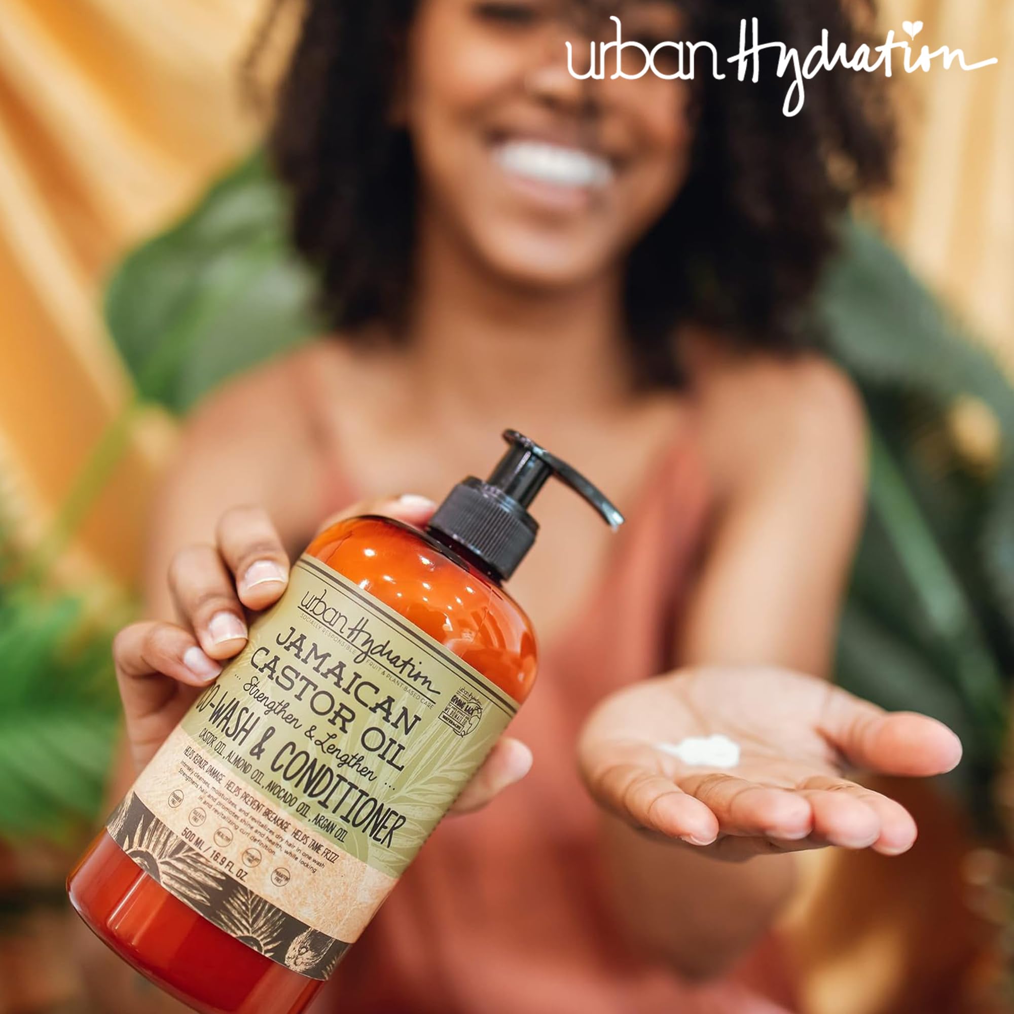 Urban Hydration ingrédients naturels gingembre et aloe vera pour nourrir les longueurs.