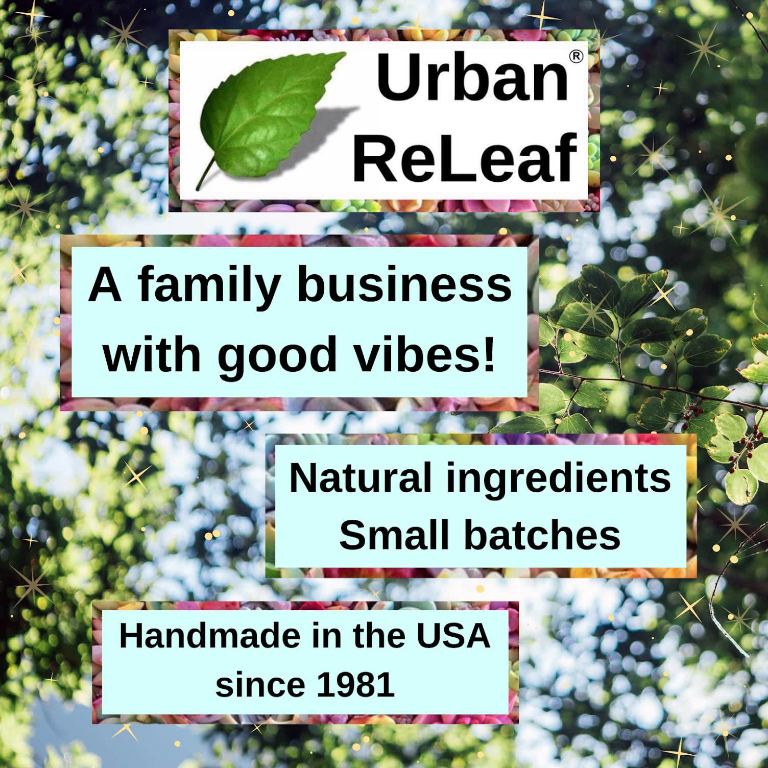 Urban ReLeaf fabriqué aux États-Unis: qualité et savoir-faire.