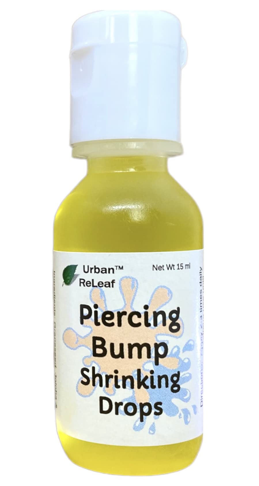 Urban ReLeaf Gouttes diminue bosse piercing, soin naturel et doux.