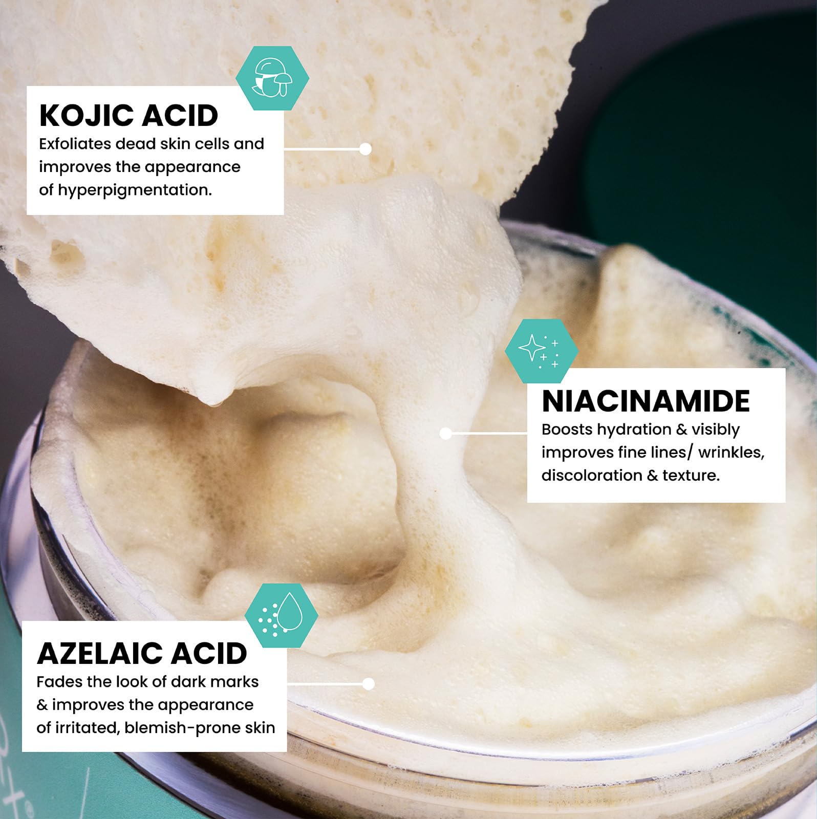 Éponge exfoliante incluse avec la barre Urban Skin Rx Even Tone pour exfolier en douceur