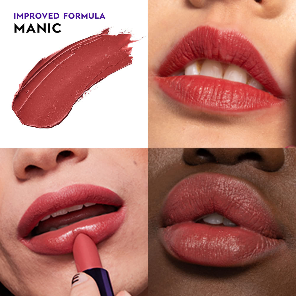 URBAN DECAY Vice Lipstick Manic, application précise et longue tenue.