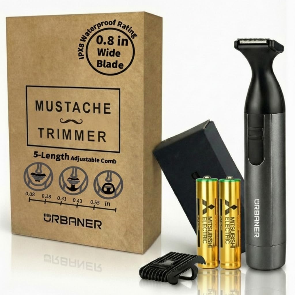La tondeuse URBANER moustache lame 0,8 po pour contours nets et precis.