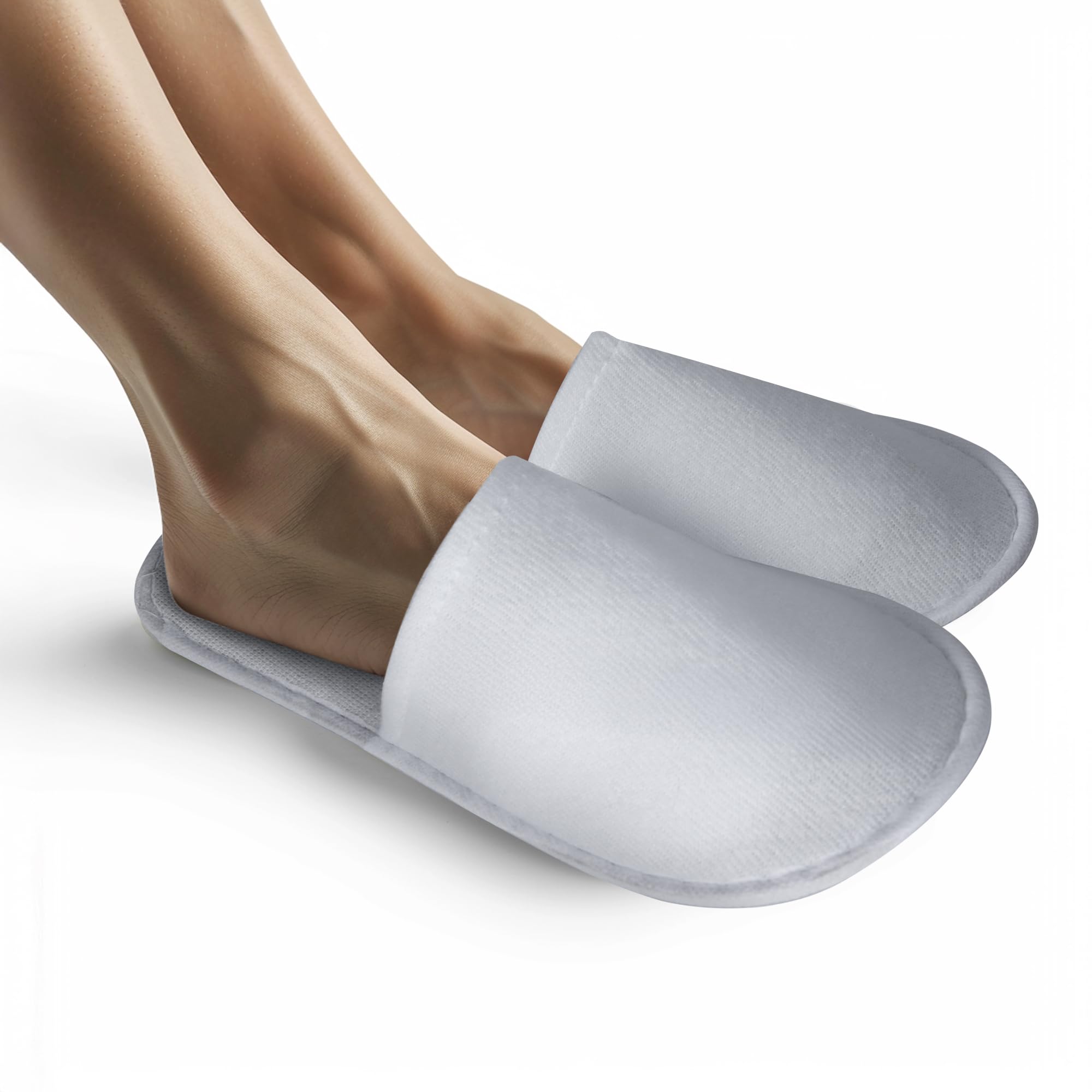 UrbanRoots chaussons hôtes confort velours coton, douceur premium pour les pieds