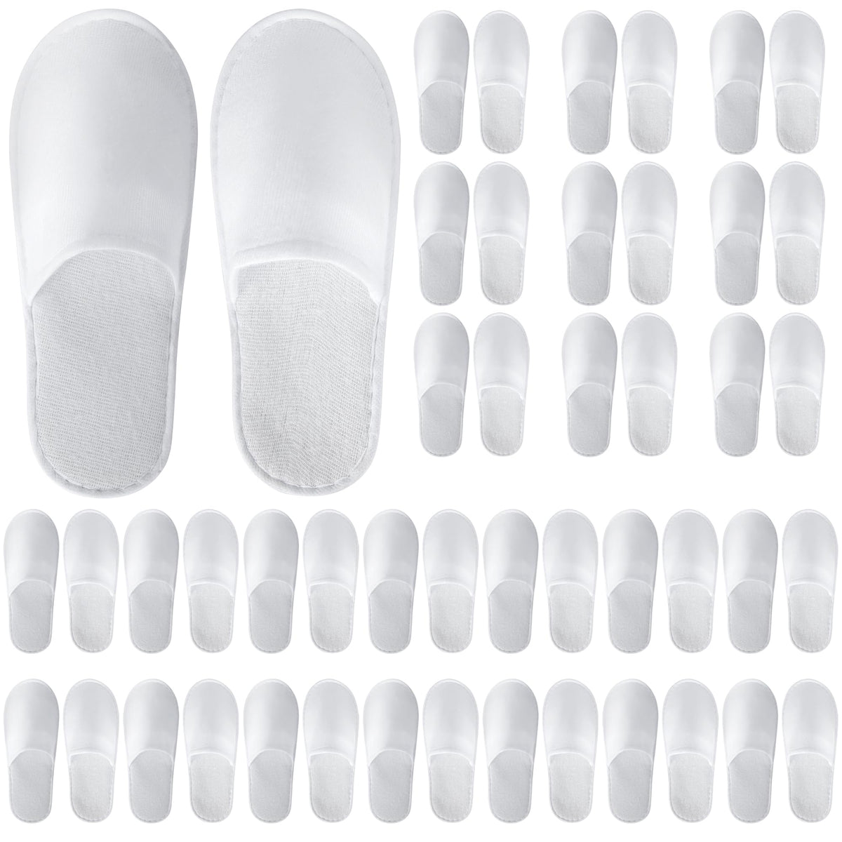 UrbanRoots chaussons invités avec emballage individuel, idéaux pour voyage et réceptions