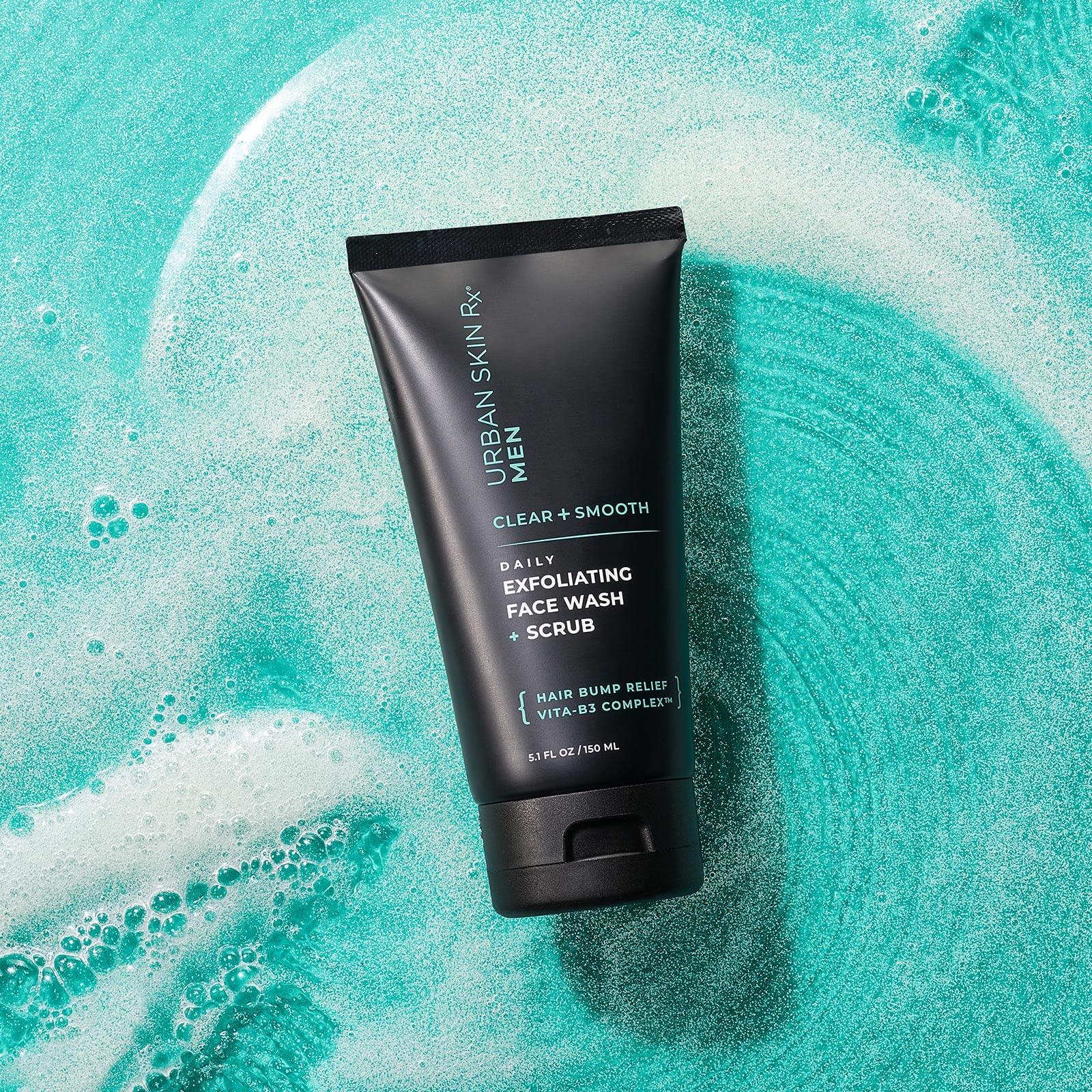 Urban Skin Rx Homme – peau après rinçage, douceur et fini net.