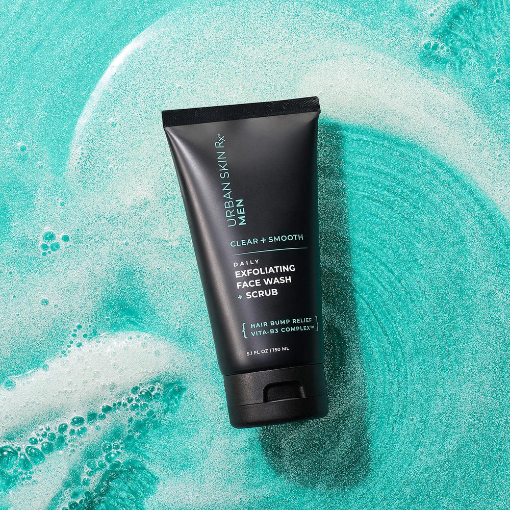 Urban Skin Rx Homme – peau après rinçage, douceur et fini net.