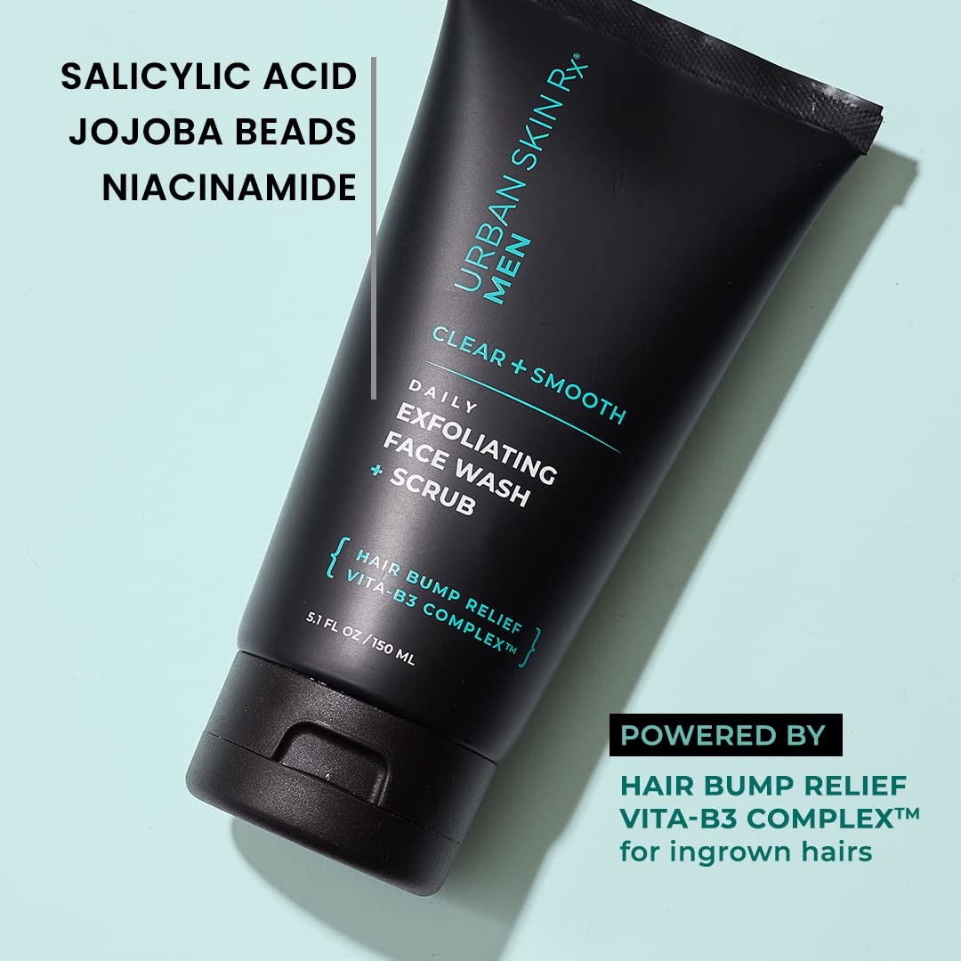 Urban Skin Rx Homme – gommage avec billes de jojoba pour peau lisse.